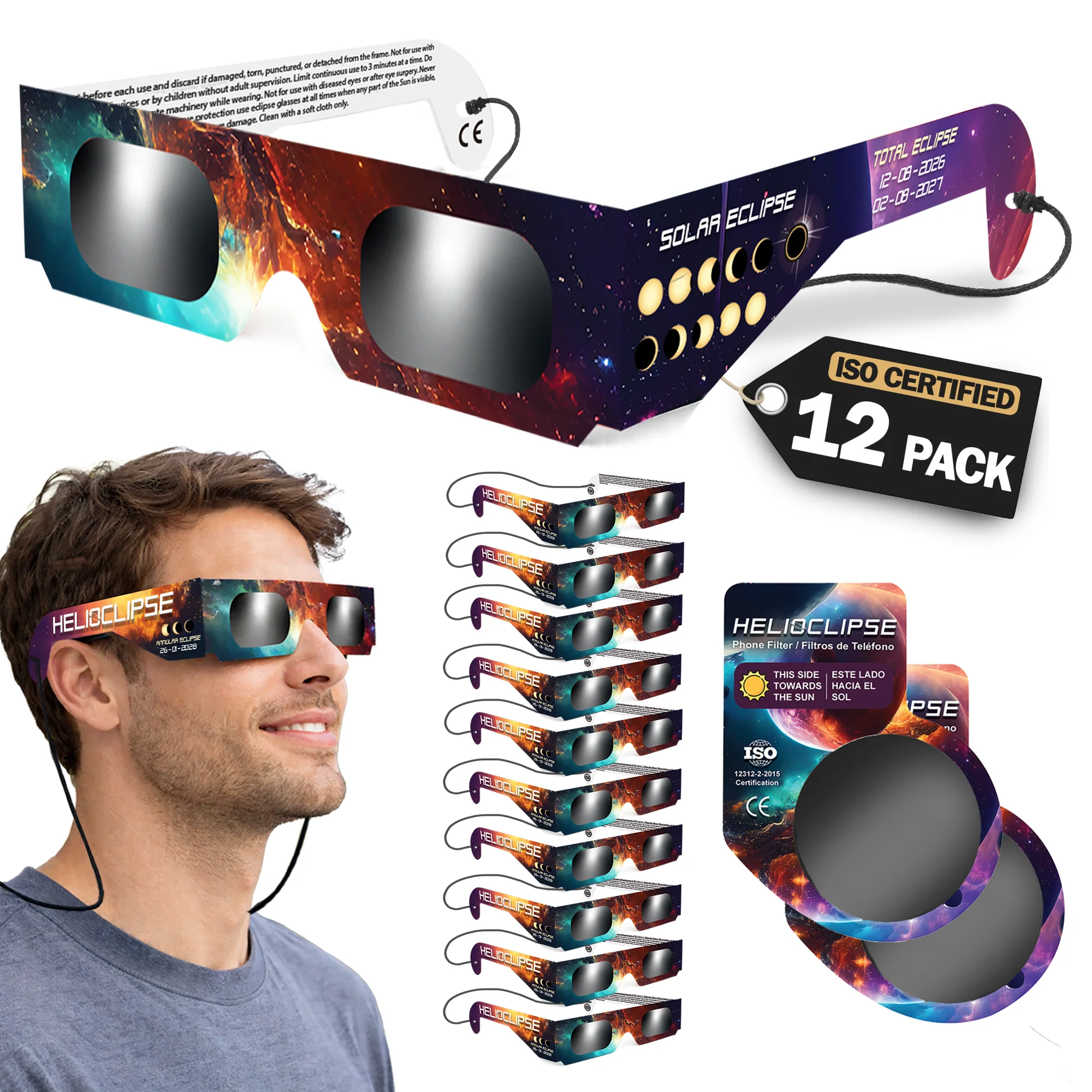 Solar eclipse glasses